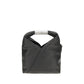 MM6 Black Calf Leather Bos Taurus Shoulder Bag