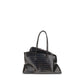The Attico Black Calf Leather Bos Taurus Shoulder Bag