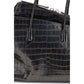 The Attico Black Calf Leather Bos Taurus Shoulder Bag