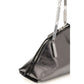 The Attico Silver Calf Leather Bos Taurus Handbag