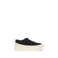 Moncler Black Calf Leather Bos Taurus Athletic Sneakers