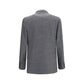 Lardini Gray Wool Oves Aries Blazer