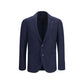 Lardini Blue Wool Oves Aries Jacket