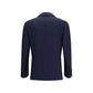 Lardini Blue Wool Oves Aries Jacket