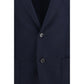 Lardini Blue Wool Oves Aries Jacket