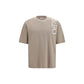 Off-White Beige Cotton T-Shirt