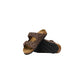 Birkenstock Brown Synthetic Flat Sandals