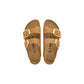 Birkenstock Brown Leather Flat Sandals