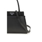 Prada Black Calf Leather Bos Taurus Handbag