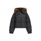 PINKO Brown Goose Down Full-Length Jacket