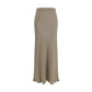 Max Mara Beige Silk Long Skirt