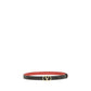 Valentino Garavani Black Calf Leather Bos Taurus Regular Belt