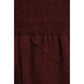 Ganni Bordeaux Acetate Casual Dress