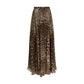 Dolce & Gabbana Beige Silk Long Skirt