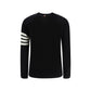 Thom Browne Black Wool Oves Aries Cardigan