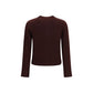 Maison Kitsuné Brown Wool Oves Aries Cardigan