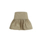Ganni Beige Cotton Mini Skirt
