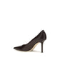 Jimmy Choo Brown Calf Leather Bos Taurus High Heel Pumps