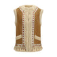 Valentino Garavani Beige Lamb Ovis Aries Aries Sleeveless Jacket