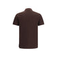 Burberry Brown Cotton Polo Shirt
