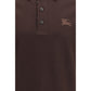 Burberry Brown Cotton Polo Shirt