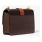 Michael Kors Brown Canvas Crossbody Bag