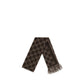Gucci Brown Cashmere Scarf