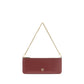 PINKO Bordeaux Calf Leather Bos Taurus Wallet