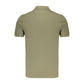 Hugo Boss Green Cotton Men's Polo Shirt