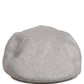 Dolce & Gabbana Men Light Grey Cashmere Newsboy Cabbie Cap Hat