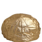 Dolce & Gabbana Men Gold Wide Quilted Newsboy Capello Hat