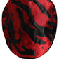 Dolce & Gabbana Men Red Black Stripe Cotton Newsboy Capello Hat