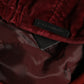 Dolce & Gabbana Men Dark Red Cotton Newsboy Capello Cabbie Hat