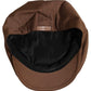 Dolce & Gabbana Men Brown Cotton Newsboy Capello Cabbie Hat