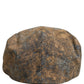 Dolce & Gabbana Men Brown Cotton Newsboy Capello Cabbie Hat