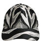 Dolce & Gabbana Men Black Silver Zebra Pattern Baseball Cap Hat