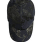 Dolce & Gabbana Men Black Floral Barocco Cotton Baseball Cap Hat