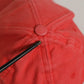 Dolce & Gabbana Men Red Cotton DG Logo Plaque Baseball Cap Hat