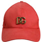 Dolce & Gabbana Men Red Cotton DG Logo Plaque Baseball Cap Hat