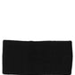 Dolce & Gabbana Men Black Cashmere Knitted Logo Head Band One Size