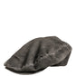 Dolce & Gabbana Men Grey Cotton Corduroy Cloth Newsboy Cap Hat