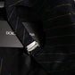 Dolce & Gabbana Black Gold Pinstriped Cotton Baseball Cap Hat