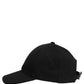 Dolce & Gabbana Men Black Wool Baseball Cap 6 Panels Hat