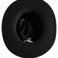 Dolce & Gabbana Men Black Classic Wide Brim Fedora Capello Hat