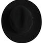 Dolce & Gabbana Men Black Classic Wide Brim Fedora Capello Hat