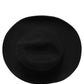 Dolce & Gabbana Men Black Classic Wide Brim Fedora Capello Hat