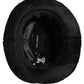 Dolce & Gabbana Men Black Classic Wide Brim Fedora Capello Hat