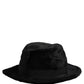 Dolce & Gabbana Men Black Classic Wide Brim Fedora Capello Hat