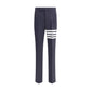 Thom Browne Blue Wool Oves Aries Pants