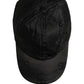 Dolce & Gabbana Men Black DG Monogram Baseball Capello Hat